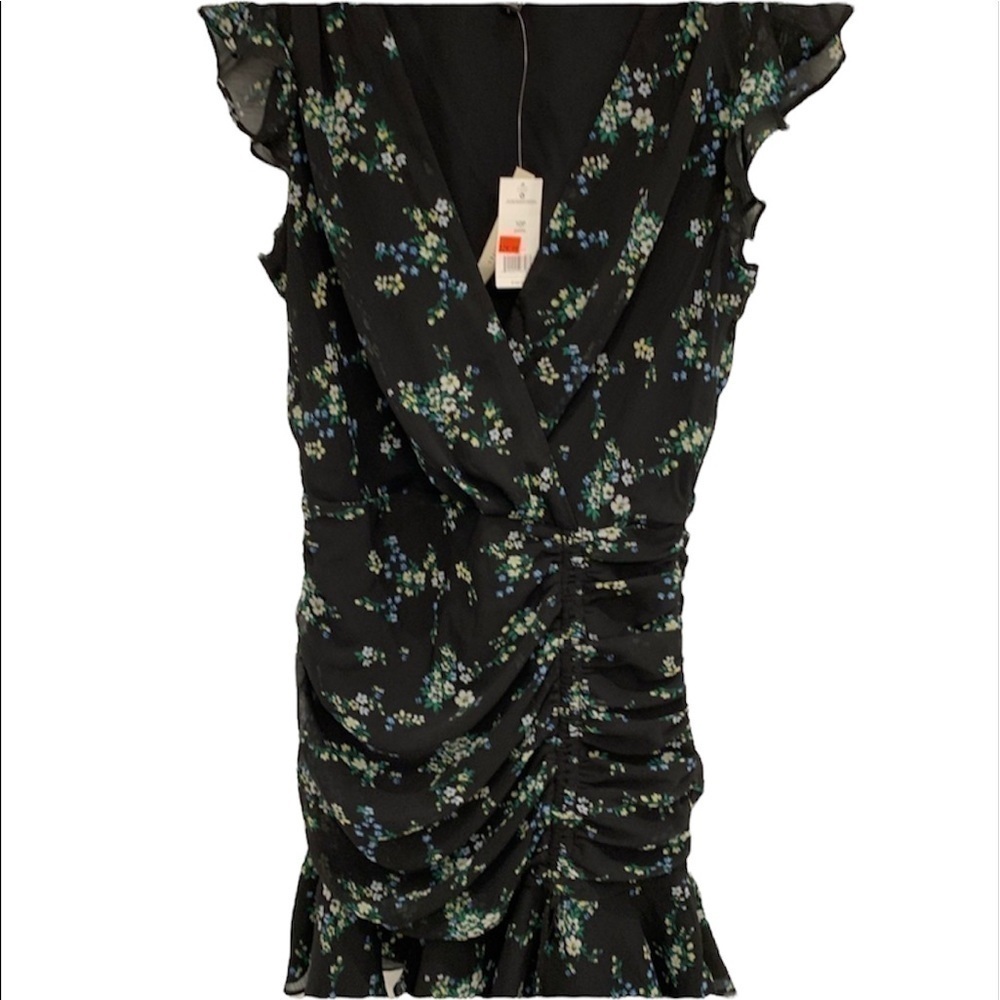 Banana republic new with tag size 10 floral dress with fringes